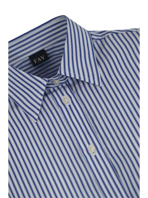 Camicia in cotone a righe FAY | NCWA2505660 XBIU604